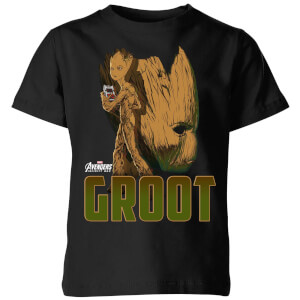 Avengers Groot Kids' T-Shirt - Black
