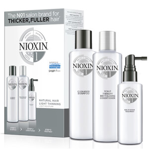 NIOXIN 3-part System Trial Kit 1 for Natural Hair with Light Thinning