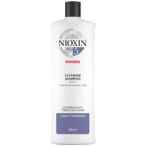 NIOXIN Champú Limpiador Sistema 5 de 3 partes para cabellos tratados químicamente y ligeramente debilitados 1000ml