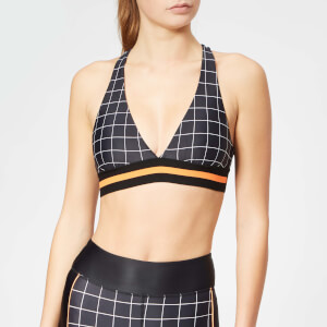 P.E Nation Women's The Wicket Keeper Crop Top - Black/White Print
