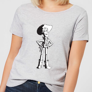 Toy Story Sheriff Woody Women's T-Shirt - Grey