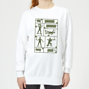 Toy Story Plastic Platoon Women's Sweatshirt - White
