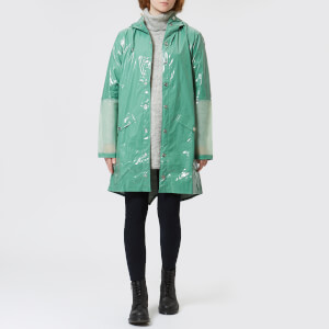 RAINS Women's Ltd Long Jacket - Faded Green