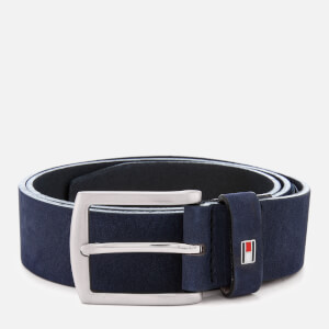 Tommy Hilfiger Men's Denton Nubuck Belt - Navy
