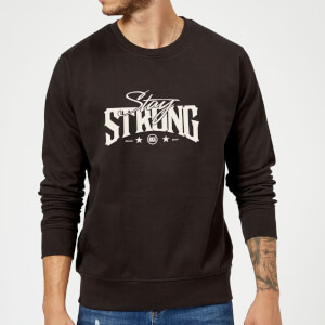 Stay Strong Logo Sweatshirt - Black