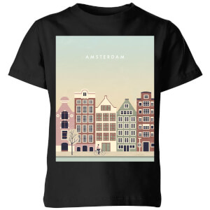 Amsterdam Kids' T-Shirt - Black