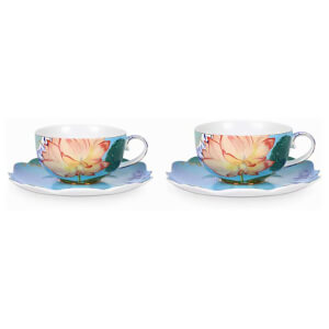 Pip Studio Tea Cups and Saucers - Floral (Set of 2)
