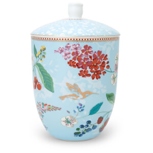 Pip Studio Hummingbird Storage Jar - Blue