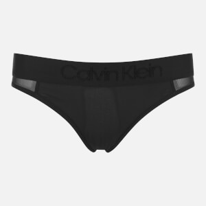 Calvin Klein Women's CK Logo Bikini Knickers - Black