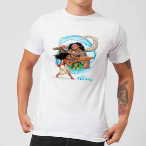 Disney Moana Wave Men's T-Shirt - White