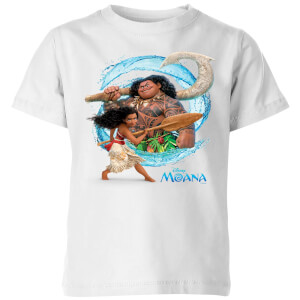 T-Shirt Enfant Vague Vaiana, la Légende du bout du monde Disney - Blanc