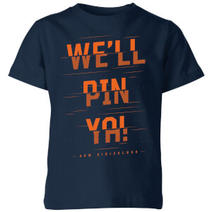 How Ridiculous We'll Pin Ya! Cut Kids' T-Shirt - Navy