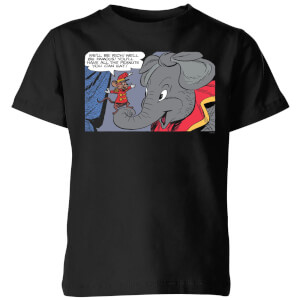 Dumbo Rich and Famous Kids' T-Shirt - Black