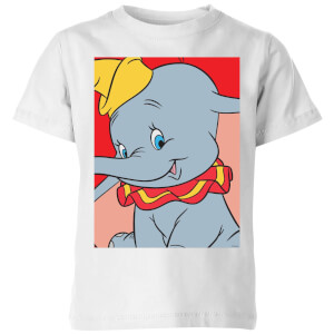Dumbo Portrait Kids' T-Shirt - White