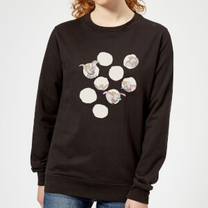 Sweat Femme Cache Cache Dumbo Disney - Noir