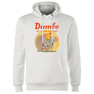 Dumbo Flying Elephant Hoodie - White