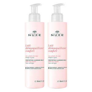 NUXE Duo Rose Petals Cleansing Milk (2 x 200ml)