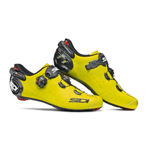 sidi yellow cycling shoes