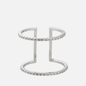 Astrid & Miyu Women's Double Bewitched Ring - Silver