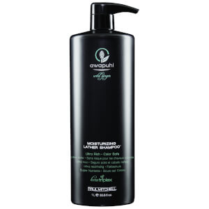 Paul Mitchell Awapuhi Wild Ginger Moisturizing Lather Shampoo 1000ml (Worth $100)