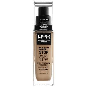 NYX Professional Makeup Can't Stop Won't Stop 24 Hour Foundation (Various Shades)
