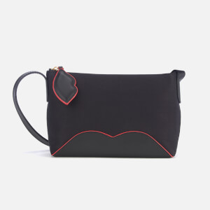 Lulu Guinness Women's Cupid's Bow Marie Cross Body Bag - Black/Scarlet