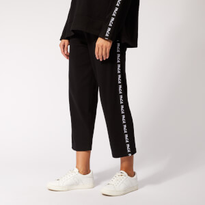 McQ Alexander McQueen Women's Cropped Racer Pants - Darkest Black