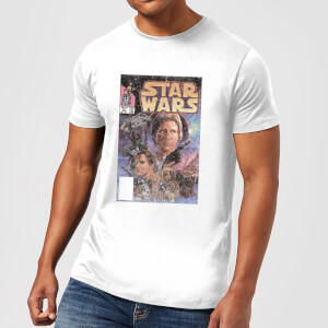 Star Wars Classic Comic Book Cover Men's T-Shirt - White