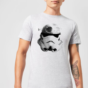 T-Shirt Homme Command Stormtrooper Étoile de la Mort Star Wars Classic - Gris
