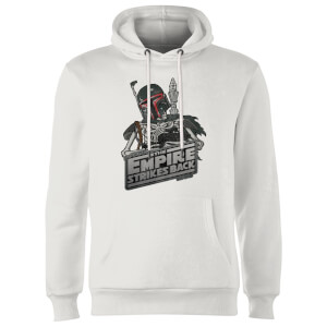 Star Wars Boba Fett Skeleton Hoodie - White