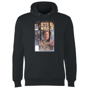Star Wars Classic Comic Book Cover Hoodie - Black