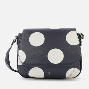 Joules Women's Darby Print Saddle Bag - Navy Spot