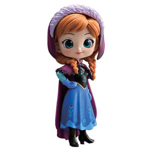 Banpresto Q Posket Disney Frozen Anna Figure 14cm (Normal Colour Version)
