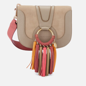 See By Chloé Women's Hana Cross Body Bag with Contrast Tassel - Motty Grey