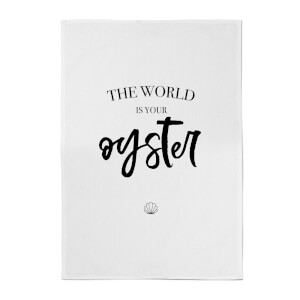 The World Is Your Oyster Cotton Tea Towel