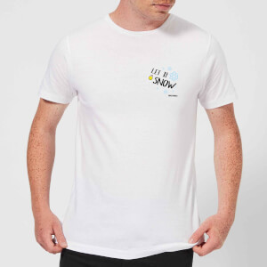 Smiley World Let It Snow Men's T-Shirt - White