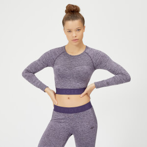 Myprotein Inspire Seamless Crop Top - Purple