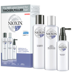 NIOXIN 3-Part System Trial Kit 5 for Chemically Treated Hair with Light Thinning