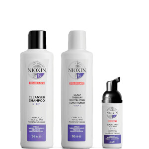 Kit de prueba del sistema 6 de NIOXIN para cabellos tratados químicamente con adelgazamiento progresivo
