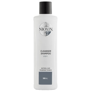 NIOXIN Champú Limpiador Sistema 2 para Cabello Natural con Adelgazamiento Progresivo 300ml