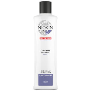 Shampooing Nettoyant Système 5 3 Étapes pour Cheveux Traités Chimiquement avec Perte Légère des Cheveux NIOXIN 300 ml
