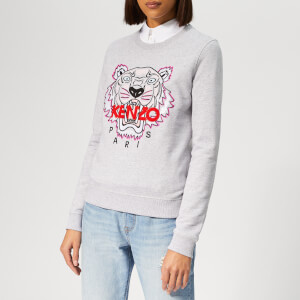 KENZO Women's Tiger Classic Sweatshirt - Pale Grey