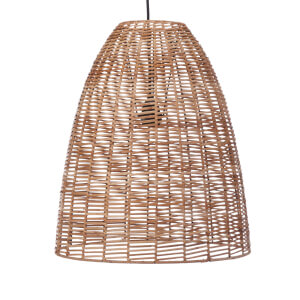 Nkuku Noko Wicker Conical Pendant - Natural