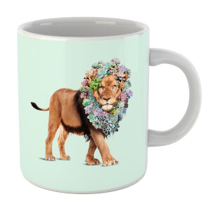 Jonas Loose Floral Lion Mug