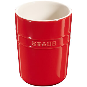 Staub Ceramic Round Utensil Holder - Cherry