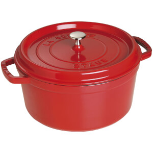 Staub Round Cocotte - Cherry - 28cm