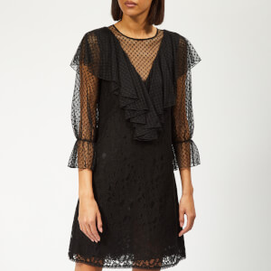 See By Chloé Women's Lace and Mesh Dress - Black