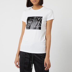 Armani Exchange Women's Short Sleeve T-Shirt - White