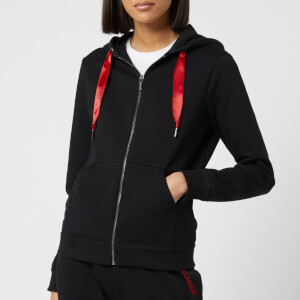 Armani Exchange Women's Zip Up Hoodie - Black