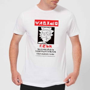 T-Shirt Homme Wanted Rick Rick et Morty - Blanc